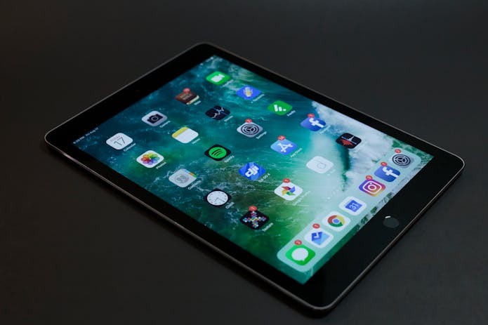 New iPad Pro screen featuring apps, demonstrating the advanced technology of this latest model.